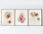 Wallity Cuadro Decorativo Enmarcado Huhu205 - 30 x 40 cm (3 Piezas)